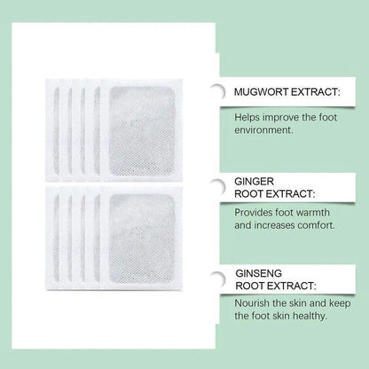 Golden Detox Foot Pads (Pack of 2) (20 Pieces)